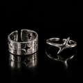 Chrome Edge Ring Set | 2 Rings